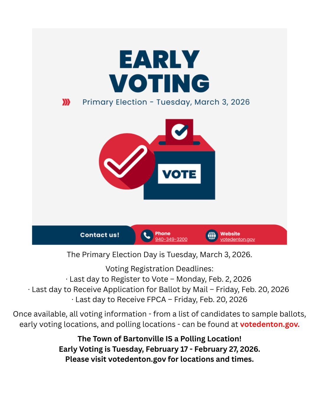 March 2026 Primary EV